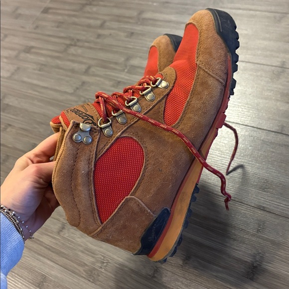 Danner jag lace up Red and Brown Women's Hiking Boots free people - Picture 3 of 6